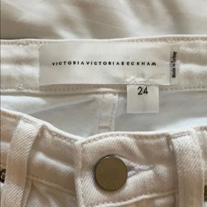 White Victoria Beckham jeans